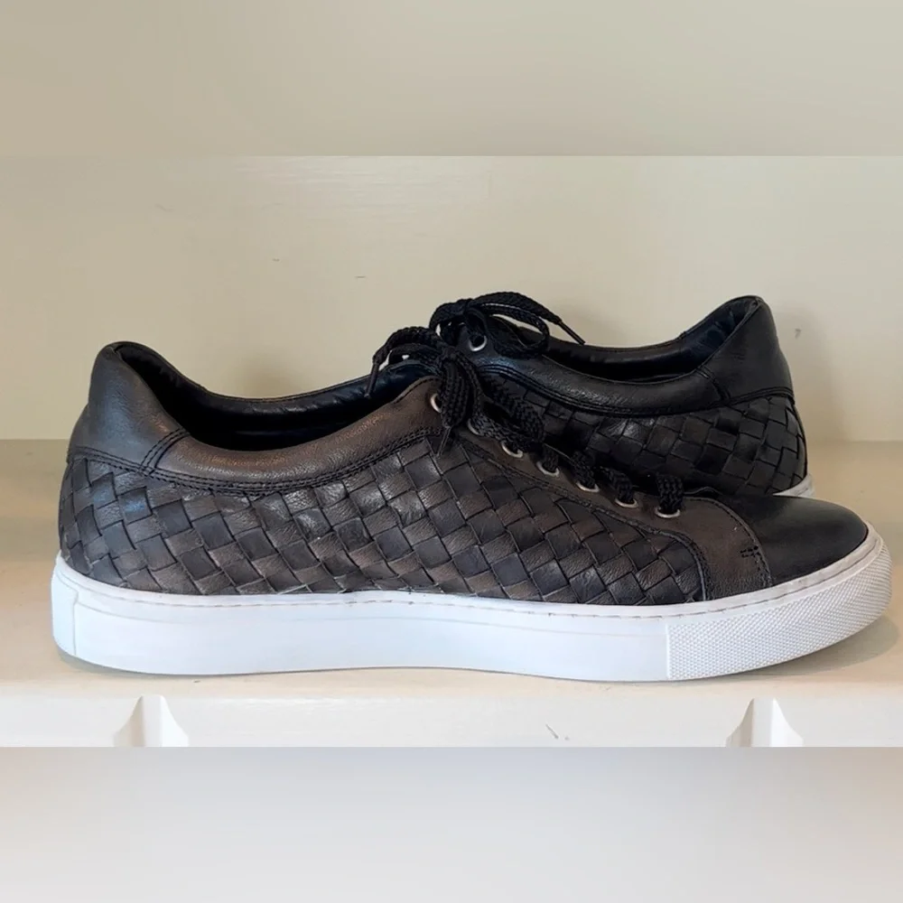 Trask Men’s Woven Leather Sneakers Size 11